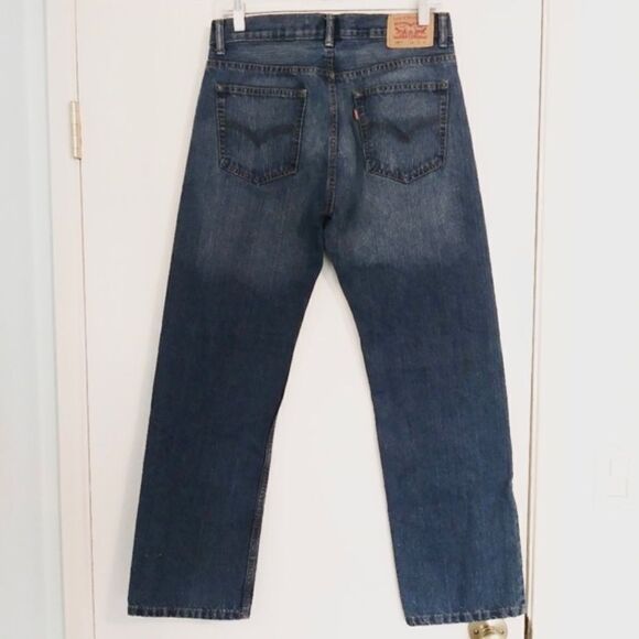 Levi's 505 Boys 18 Regular Straight Leg Jeans - Picture 2 of 7
